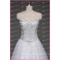 ED Bridal Made to Order A-line Sweetheart Crystal Beaded Low Back Cheap Wedding Dresses for Sale Bling Bling